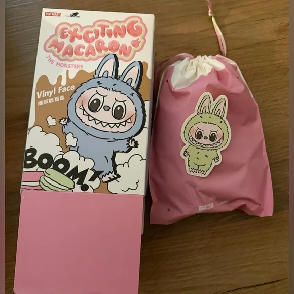 Pop Mart Labubu THE MONSTERS Exciting Macaron Vinyl Face 'Green Grape' - Picture 2 of 3